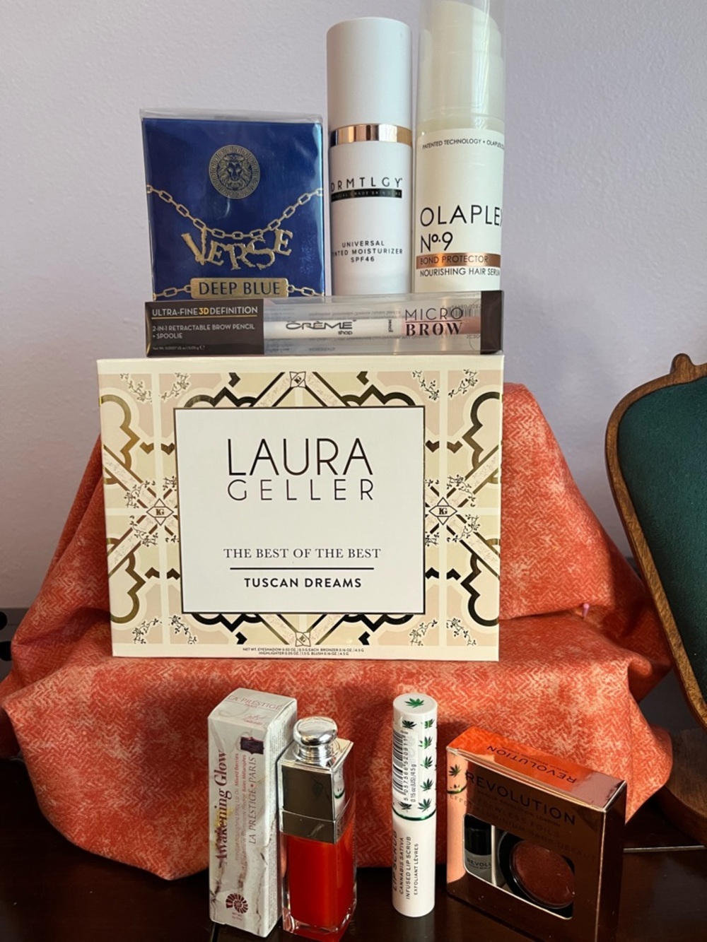 OLAPLEX, Drmtlgy, Creme, Geller, Predire, Revolution, Versace-inspired perfume